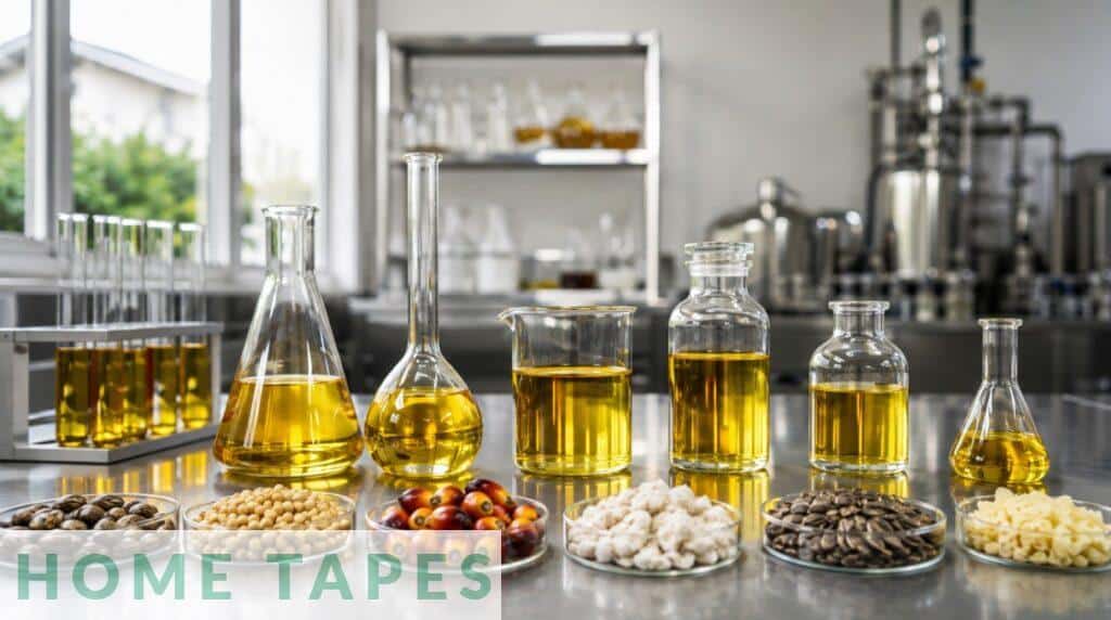 Aceites y materias primas relacionadas con los usos industriales de los ácidos grasos